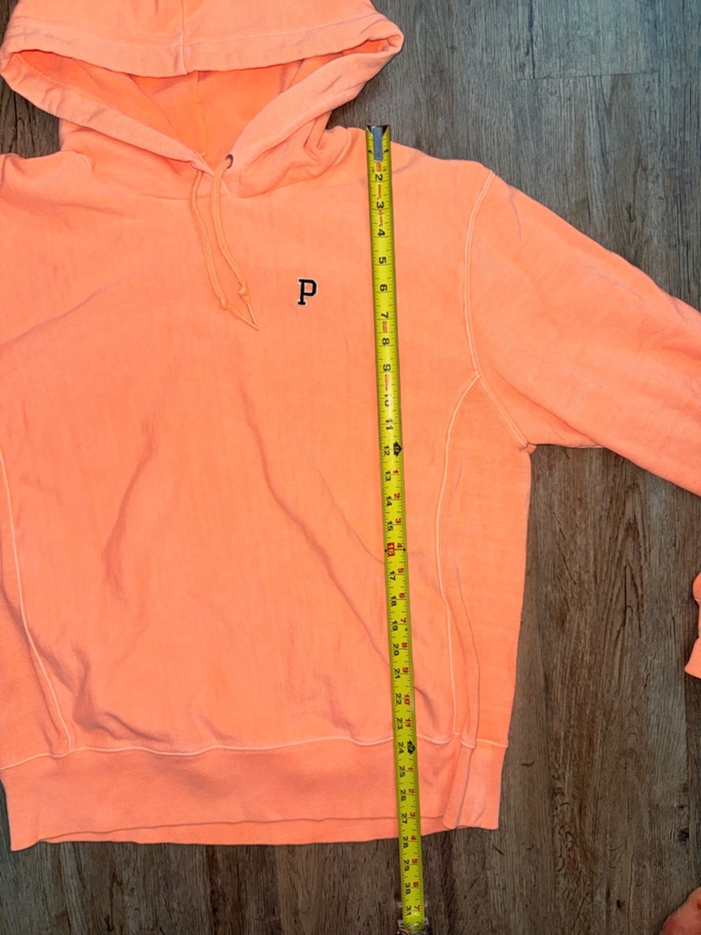 Victoria’s Secret PINK • Florescent Coral Hoodie - Picture 4 of 9